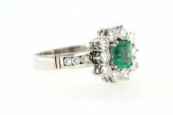 Bague Marguerite Emeraude