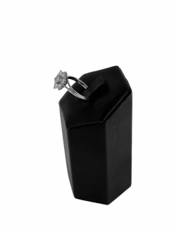 Bague marguerite en or blanc certifiée HRD avec diamants naturels de 1,10 carat