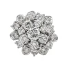 Bague Marguerite Or blanc Diamant