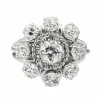 Bague Marguerite Or blanc Diamant