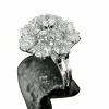 Bague marguerite or blanc diamants