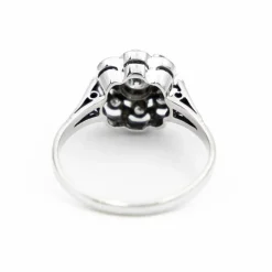 Bague Marguerite Or blanc Diamant