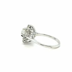 Bague Marguerite Or Blanc Diamants