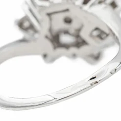 Bague Marguerite Or blanc Diamant