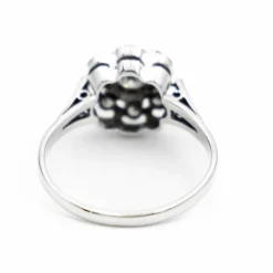 Bague Marguerite Or blanc Diamant
