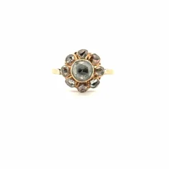 Bague Marguerite Or Jaune Diamants