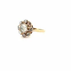 Bague Marguerite Or Jaune Diamants