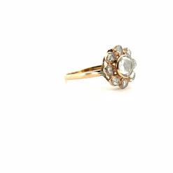 Bague Marguerite Or Jaune Diamants