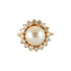 Bague Marguerite Perle