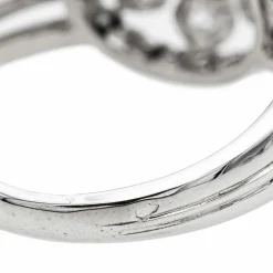 Bague Marguerite Platine Diamant
