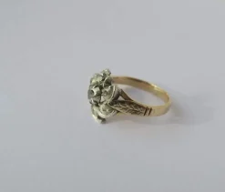 Bague marguerite régionale diamants fin XVIIIe - début XIXe