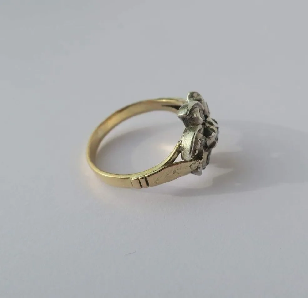 Bague marguerite régionale diamants fin XVIIIe - début XIXe