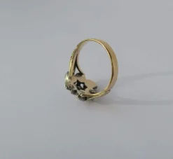 Bague marguerite régionale diamants fin XVIIIe - début XIXe