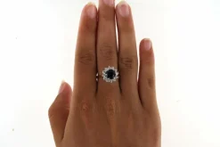 Bague Marguerite Saphir
