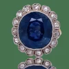 Bague Marguerite Saphir & Diamants