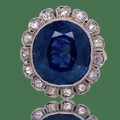 Bague Marguerite Saphir & Diamants