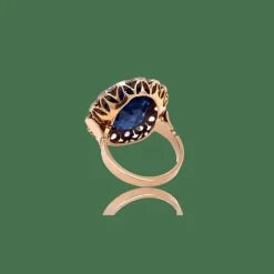 Bague Marguerite Saphir & Diamants