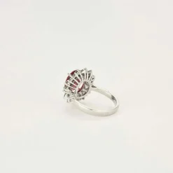 Bague Marguerite Tourmaline rose Diamants