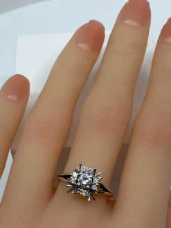 Bague Margueritte en Or blanc & Diamants