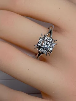 Bague Margueritte en Or blanc & Diamants