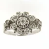Bague Margueritte en Or gris et diamants