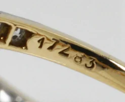 Bague marquise Belle Epoque, diamant, saphirs et perle fine