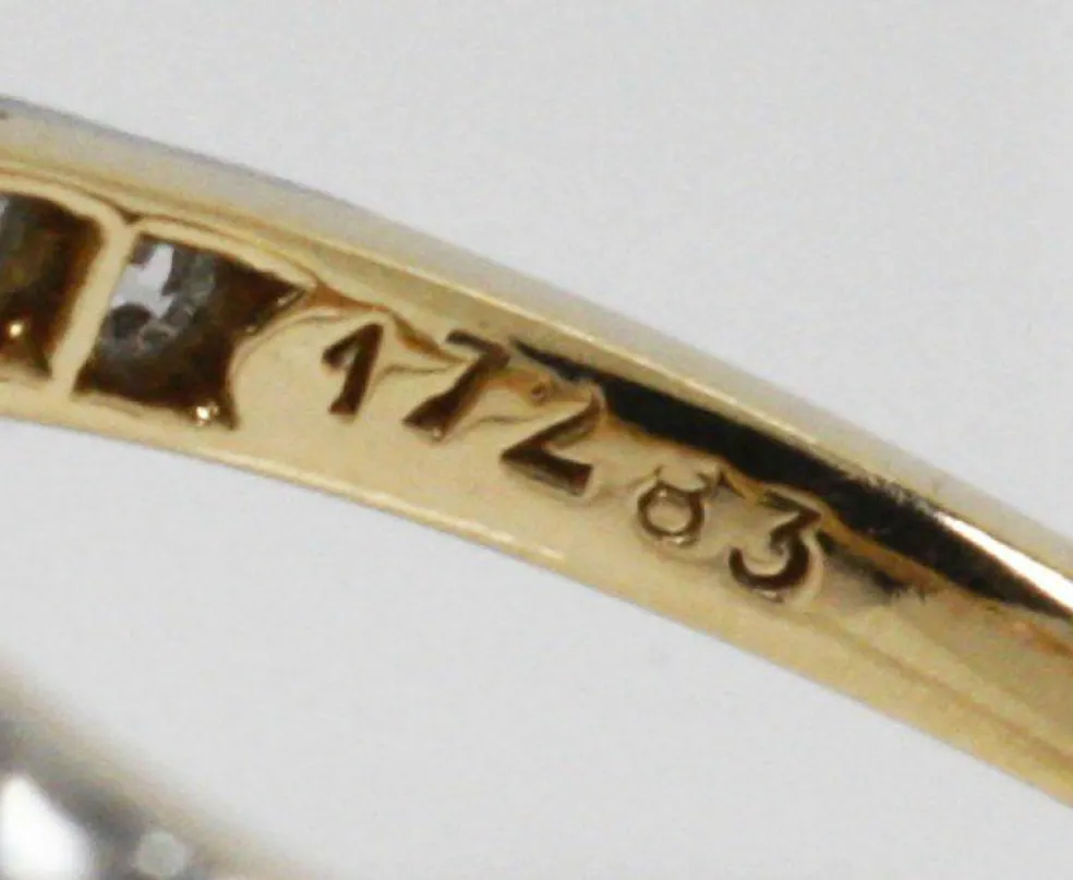 Bague marquise Belle Epoque, diamant, saphirs et perle fine