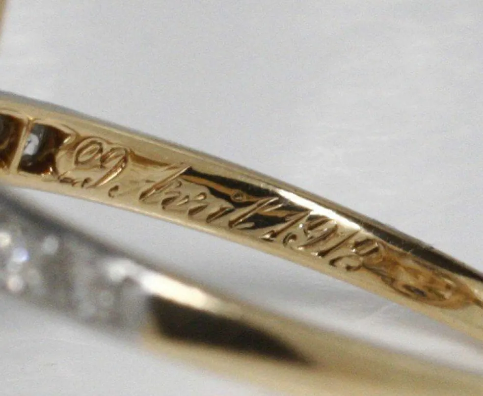 Bague marquise Belle Epoque, diamant, saphirs et perle fine