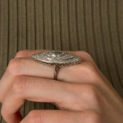 Bague Marquise Diamant navette