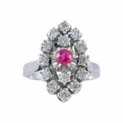 Bague Marquise diamants