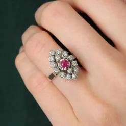Bague Marquise diamants