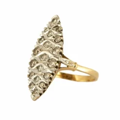 BAGUE MARQUISE DIAMANTS