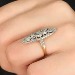 Bague Marquise Diamants