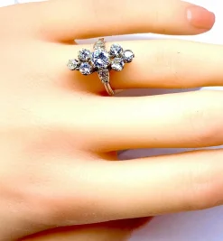 Bague Marquise diamants
