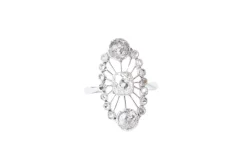 Bague marquise Diamants Belle Epoque