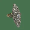 BAGUE MARQUISE ET DIAMANTS