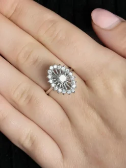 BAGUE MARQUISE OR & DIAMANTS