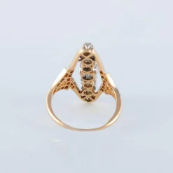 Bague marquise, époque Art Nouveau