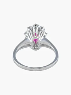 Bague Marquise Rubis synthétique