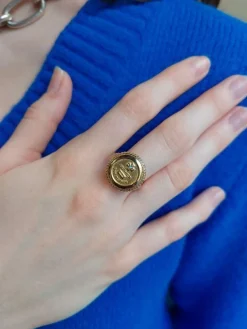 BAGUE MÉDAILLE D'AMOUR AUGIS DIAMANT