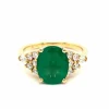 Bague Émeraude 2,73 Carats et Diamants