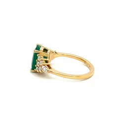 Bague Émeraude 2,73 Carats et Diamants
