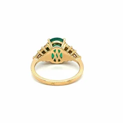 Bague Émeraude 2,73 Carats et Diamants