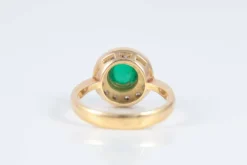 Bague Émeraude Cabochon