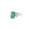 Bague émeraude 1,89ct et diamants en or 18k