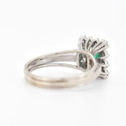 Bague Émeraude et Diamants, Vintage