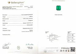Bague émeraude et diamants