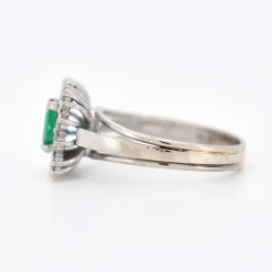 Bague Émeraude et Diamants, Vintage