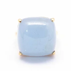 Bague MILKY Or jaune Aigue-marine