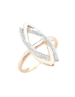Bague Moderne Diamants Or 2 tons